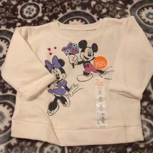 NWT! Jumping Beans Minnie & Mickey Sweatshirt